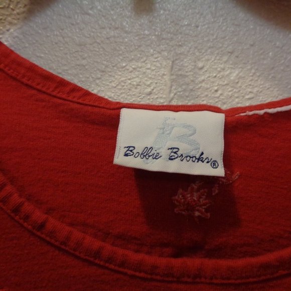Bobbie Brooks Women's Red Shirt - Picture 5 of 9